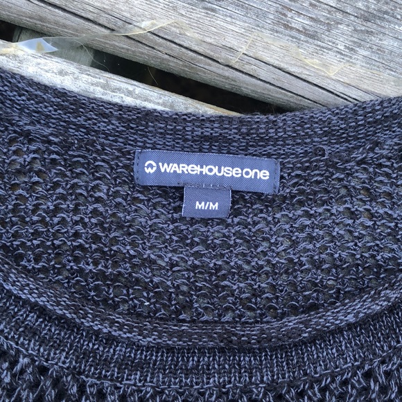 Warehouse One Mesh Sweater - Picture 2 of 6